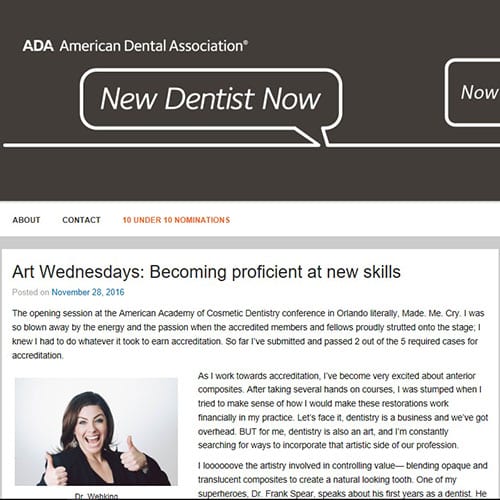 ADA New Dentist Blog